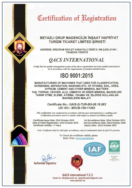 ISO-9001 CERTIFICA